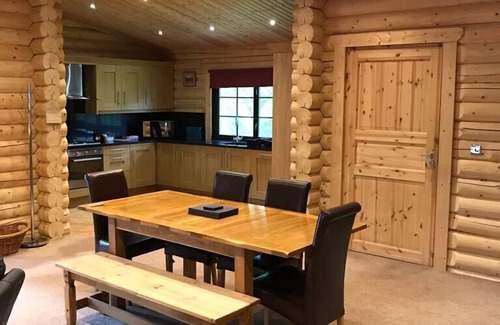 Morpeth Cabina | Cabina de lujo verdadera del registro con la tina caliente, parque de Felmoor, Northumberland
