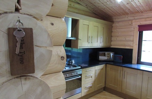 Morpeth Cabina | Cabina de lujo verdadera del registro con la tina caliente, parque de Felmoor, Northumberland