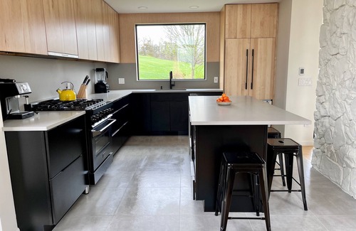 Catskill Casa | Luxury Riverfront Retreat with Pool, Hot Tub & Guest House