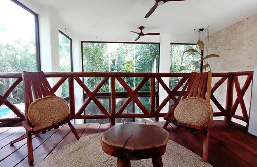 Chemuyil Villa | habitación de lujo inmersa en la selva deTulum