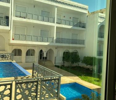 Bni Makada Apartamento | Luxury sea view apt tanger with Swimming pool
