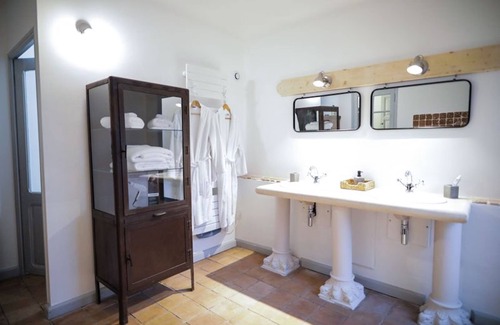 Paluds de Noves Casa | Habitación doble Bangalore en Villa L'insoupçonnée con terraza privada