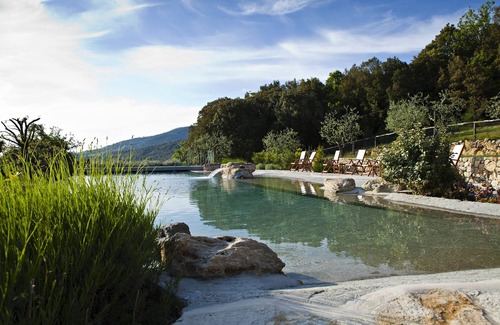 Gambassi Terme Apartamento | Lujo toscana de un dormitorio con terraza y jardín Cerca de San Gimignano