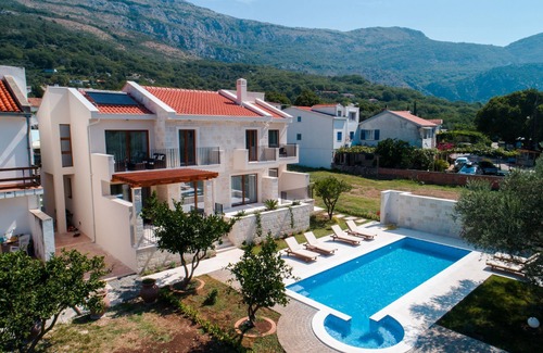 Kaluđerac Villa | Casa de vacaciones de lujo con piscina privada en Buljarica