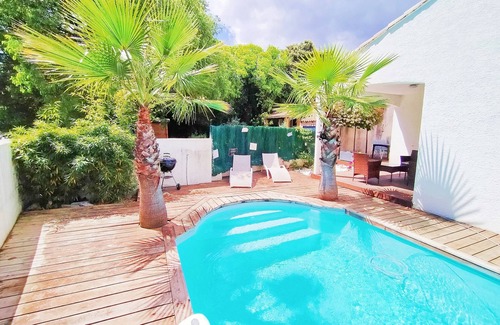 Beaulieu Villa | Luxury villa for 6/8 people/pool & air-conditioned living room/25min from beaches & Montpellier