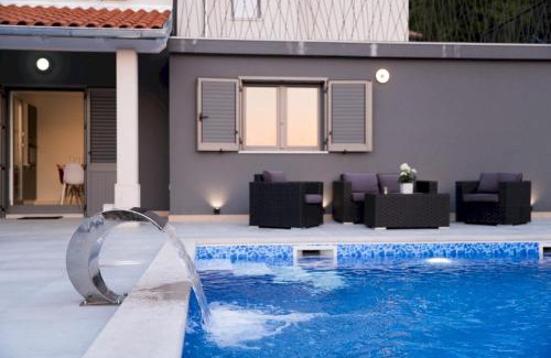 Klimno Villa | Luxury Villa Future with heated pool