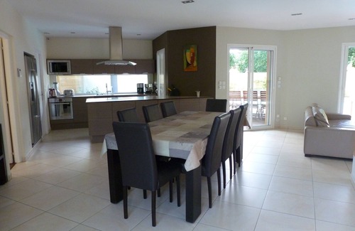 Lege-Cap-Ferret Villa | Penthouse Villa - piscina climatizada de 12 x 5 metros (27-29 ° c)