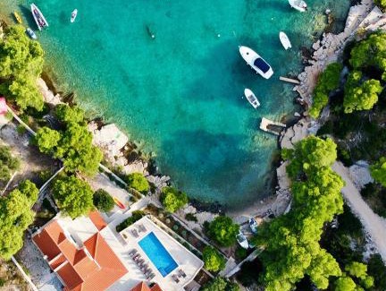 Cove Osibova (Milna) Villa | Luxury Villa Kate - in Lucice Bay with turquoise sea, Amazing Seaviews, and Heated Pool