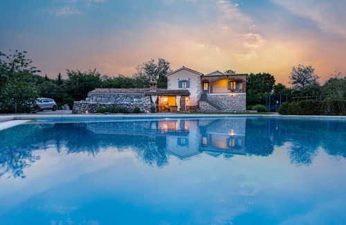 Garica Casa | Casa familiar con piscina Garica, Krk (K-14278)