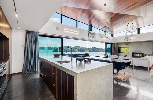 Taiharuru Casa | Luxury Villa with Pool at Whangarei Heads. Contemporary with BIG views!