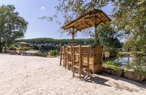 Ligne Cabaña | Escapada en villa con piscina privada, spa y sauna entre Nantes y Ancenis, paraíso natural