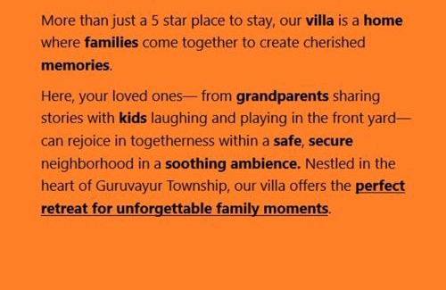 Guruvayur Casa | Luxury Villas of Guruvayur