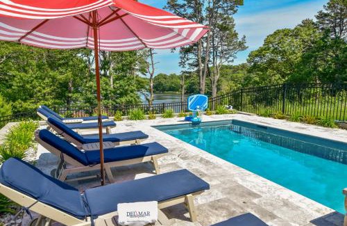 South Yarmouth Casa | Luxury Waterfront Home w Heated Pool and Hot Tub