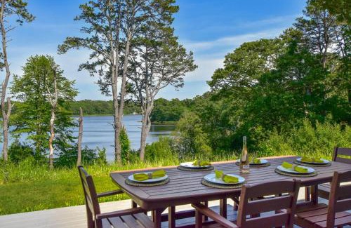 South Yarmouth Casa | Luxury Waterfront Home w Heated Pool and Hot Tub