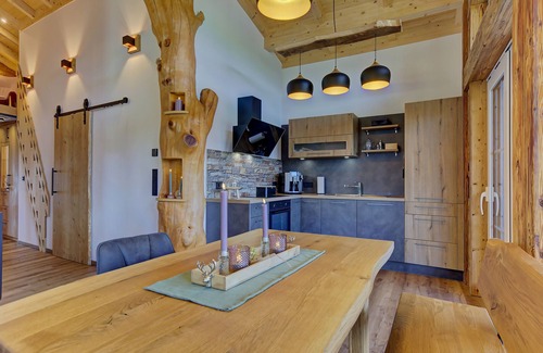 Eppenschlag Chalet De Esquí | "Luxus-Chalet-Mühlberg" con vistas a la montaña, terraza privada y Wi-Fi