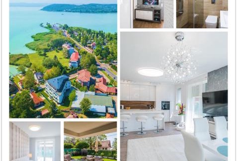 Szantod Apartamento | Luxus Partivilla Apartman