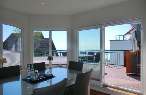 Wyk auf Foehr Apartamento | Luxus-Penthouse am Strand, mit Traum-Meerblick, Dachterrasse und Sauna