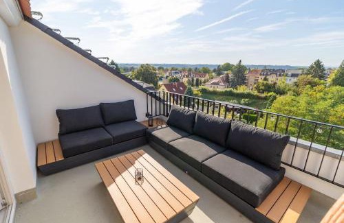 Pirna Apartamento | *Luxus Penthouse* (Sauna, 6 Per)