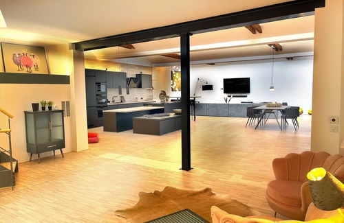 Guetersloh Apartamento | Luxus Wellness Loft - 245qm - Designwohnen im Zentrum - Luxus Wellness Loft - 245 qm