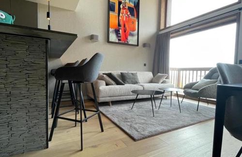 Meribel-Mottaret Apartamento | Méribel Mottaret - Appartement 3 chambres, 6 pers, parking, terrasse, skis aux pieds - FR-1-613-105