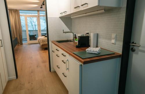 Sudrandweg Apartamento | Möhneblick - Seeblick, Dachterrasse, Pool, Sauna, Waldnähe