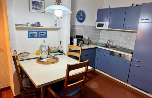 Kreptitz Apartamento | Möwenblick Bakenberg-41 Ferienwohnung mit Terrasse, Doppelbett, Schlafsofa, vollständige Komfortküche
