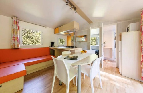 Chatel-Guyon Casa | Maeva Respire campsite in La Croze *** - 3 Room Relaxation Mobile Home 4 People + TV