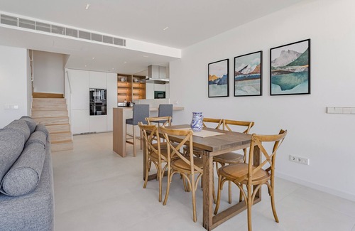 Los Gigantes Apartamento | Maravilloso apartamento de dos plantas con piscina privada y excelentes vistas