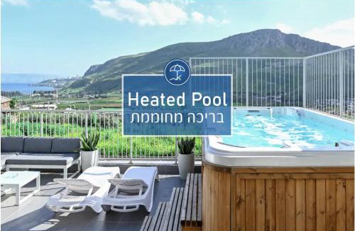Migdal Casa | Magdala Infront Sea of Galilee and Mount Harbel