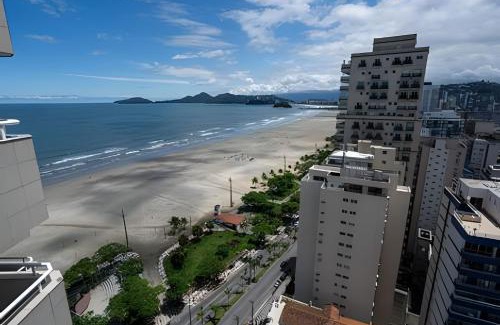 Boqueirao Apartamento | Magnífica vista para o mar no Gonzaga em Santos