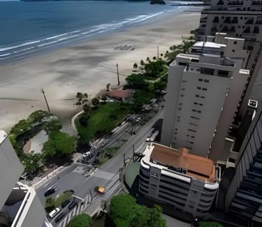 Boqueirao Apartamento | Magnífica vista para o mar no Gonzaga em Santos