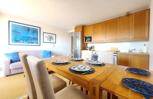 Theoule-Superieur Apartamento | Magnificent 2p sea view and swimming pool