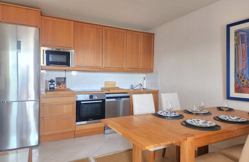 Theoule-Superieur Apartamento | Magnificent 2p sea view and swimming pool