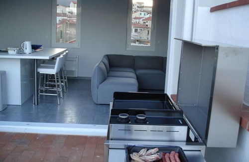 Banyuls-sur-Mer Condominio | Precioso dúplex con terraza, impresionantes vistas al mar y montaña.