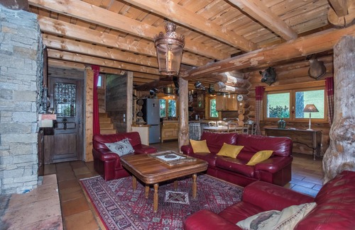 Villard-de-Lans Chalet De Esquí | Magnificent Log Chalet with Sauna in Villard de Lans
