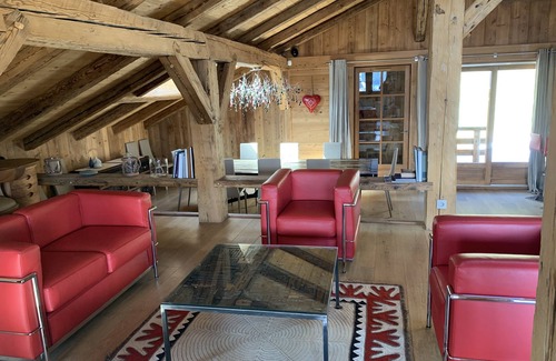 Praz-sur-Arly Casa | Magnificent renovated farmhouse