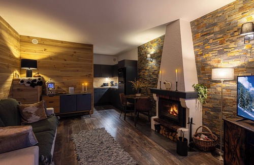 Greolieres les Neiges Apartamento | Magnificent studio with terrace and garden with breathtaking mountain views