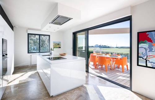 Le Pouldu Villa | MAGNIFICA VILLA 250 M2 180 ° VISTA AL MAR PISCINA INTERIOR PLAYA 100 M 5 CH JARDIN