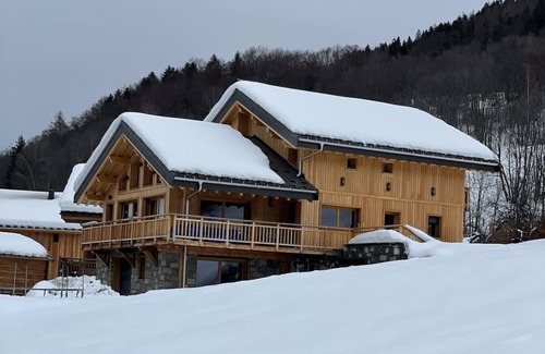 Les Avanchers-Valmorel Chalet De Esquí | Magnifique Chalet - Piscine & vue Exceptionnelle