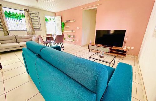 Le Lamentin Casa | Magnifique haut de villa spacieux campagne,Jacuzzi