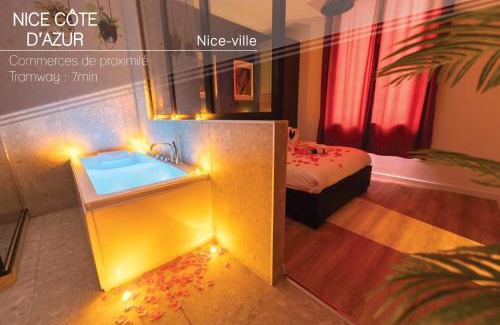 Vernier Apartamento | Magnifique Loft - Nice centre - Jacuzzi 2