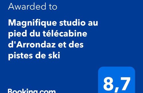 Valfrejus Apartamento | Magnifique studio au pied du télécabine d'Arrondaz et des pistes de ski