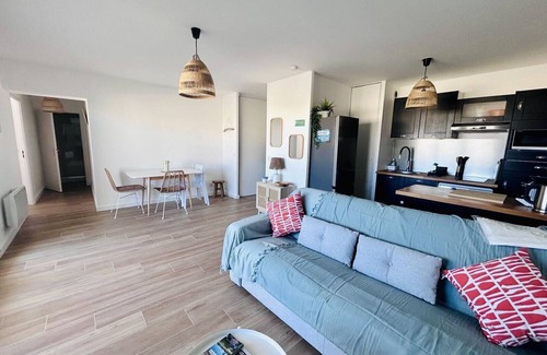 Biscarrosse Plage Apartamento | Magnifique T2 avec Terrasse avec vue imprénable sur la Dune Océane (210)