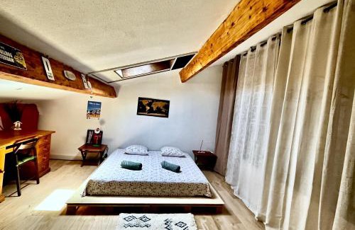 Villeneuve-les-Maguelone Apartamento | Maguelone Centre - 4 pers, wifi, Clim