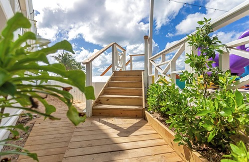 Maho Condominio | Maho Beach House: Elegant 1-Bedroom, Beach Level