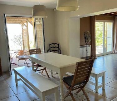 Poggio-dʼOletta Casa | Maison 4 Pers - Vue mer et vignoble exceptionnelle