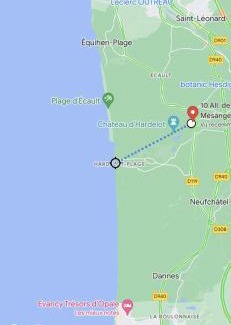 Condette Casa | Maison au calme avec jardin près du Château, forêt et plage