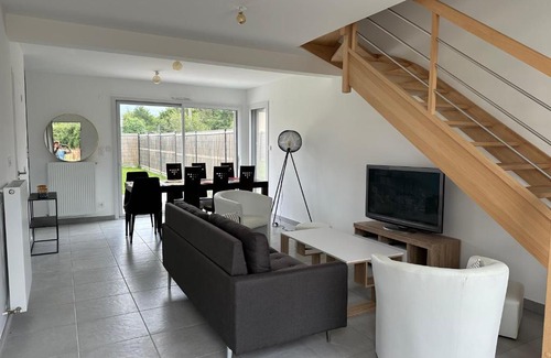 Saint-Meloir-des-Ondes Casa | Maison avec Jacuzzi 1-8 pers à 10 mn de st Malo