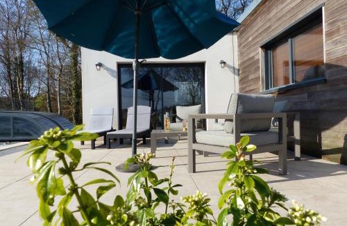 Saint-Brandan Casa | Maison bois avec piscine