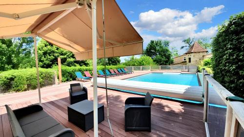 Puy-l'Eveque Casa | Maison charmante au cœur de Puy-l'Évêque avec piscine partagée